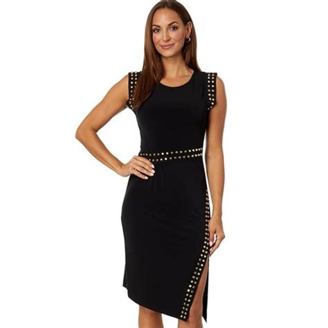 michael kors lizette knit dress|Astor Stud Stretch Knit Long.